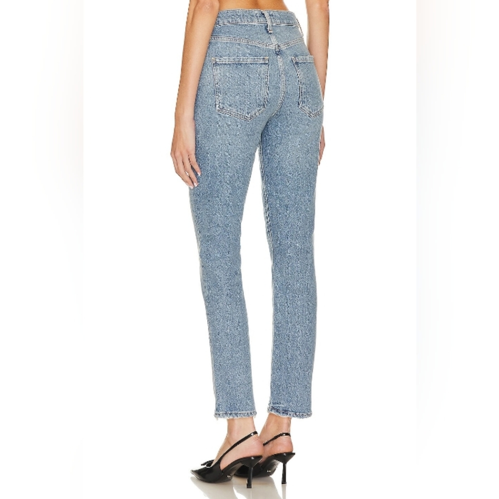Agolde - Riley Long High Rise Straight Jeans - Picture 2 of 10